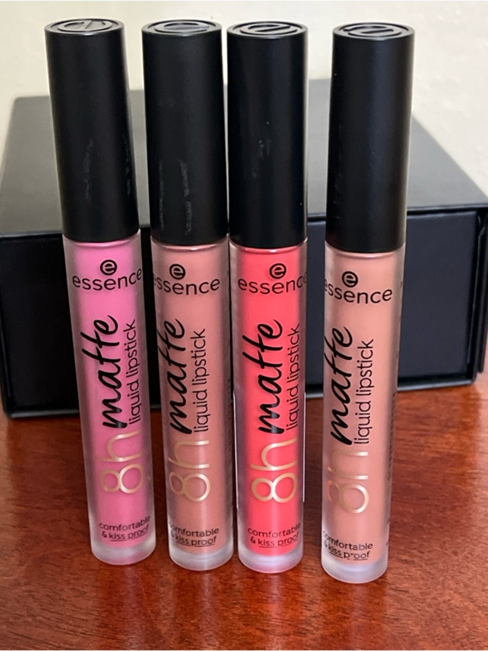 Essence 8 H matte liquid lipstick lot of 4 colors 1,2 ,5, 9